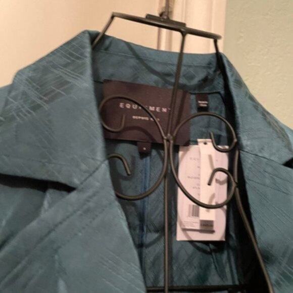 Equipment Ramond Jewel tone blazer Green size 2 - Picture 7 of 8